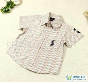 【加工定做】夏款兒童裝Polo洗水純棉短袖襯衫 外貿(mào)童短袖_二手設備轉(zhuǎn)讓_世界工廠網(wǎng)中國產(chǎn)品信息庫