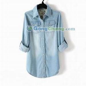 供應牛仔襯衫,襯衫制作,襯衫的加工,襯衫訂做_紡織皮革_世界工廠網(wǎng)中國產(chǎn)品信息庫
