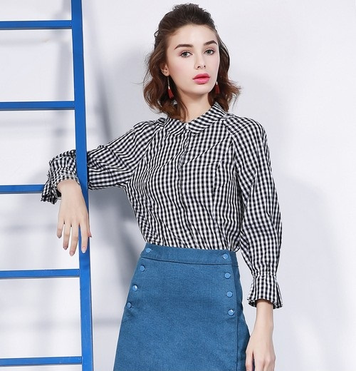 格子衫怎么搭配氣質滿滿 小清新格子襯衫搭配范例